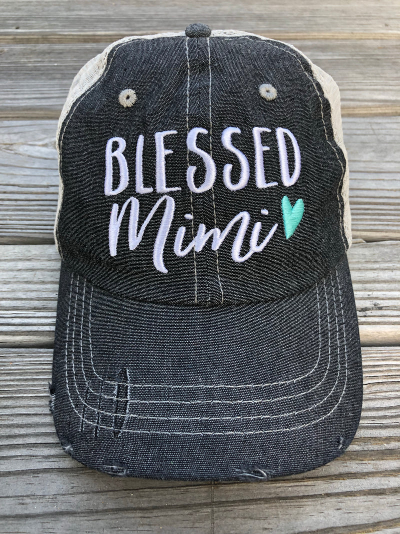 Blessed Mimi Embroidered Hat Cap